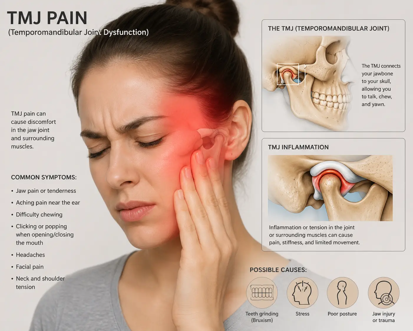 TMJ Pain in Sarasota: Why Your Jaw Issues Might Actually Start in Your Neck