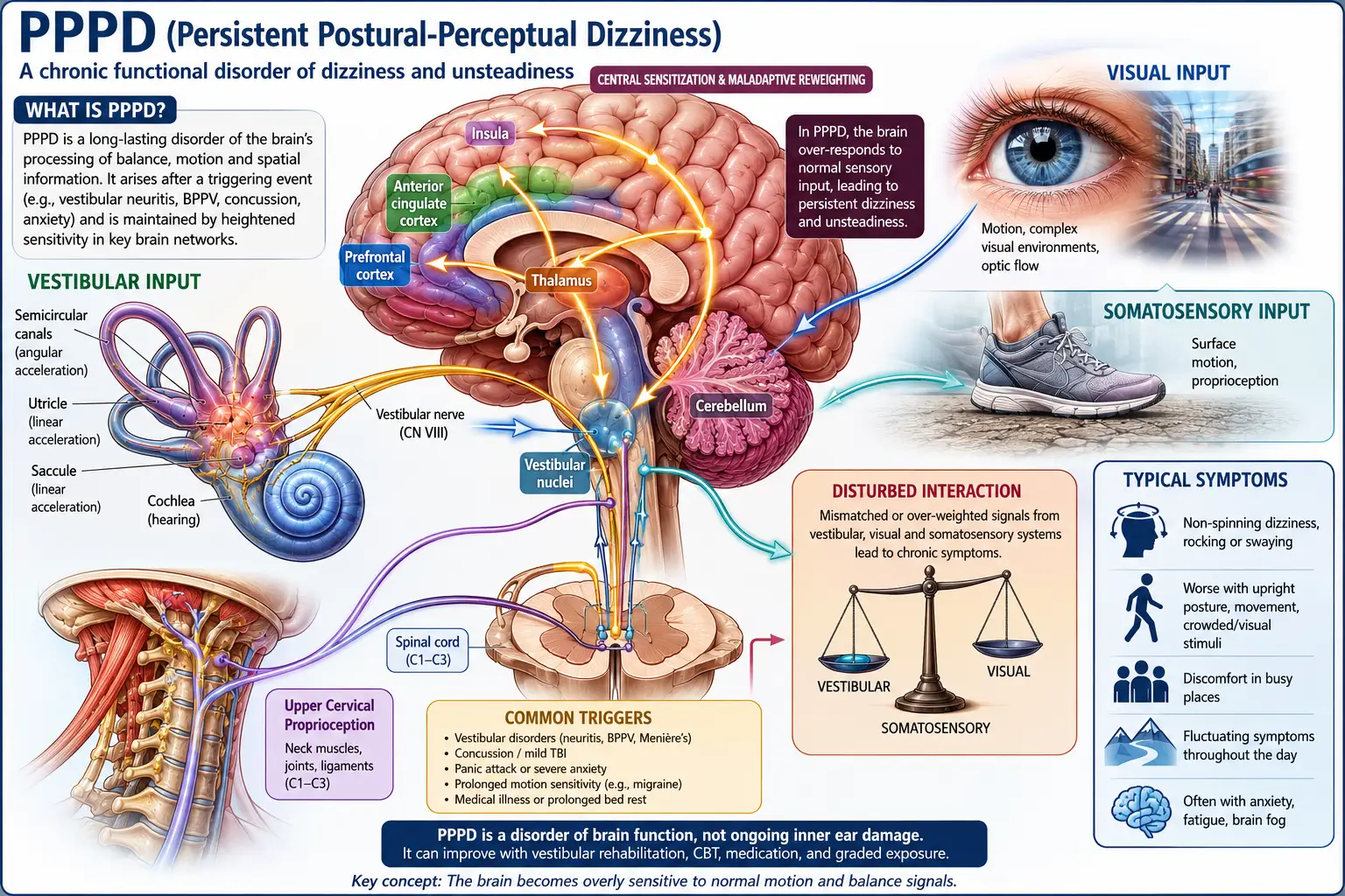 Persistent Postural-Perceptual Dizziness (PPPD) in Sarasota, Florida: How Upper Cervical Chiropractic Care Helps Resolve the Chronic Rocking, Swaying, and Off-Balance Feeling That Won’t Go Away
