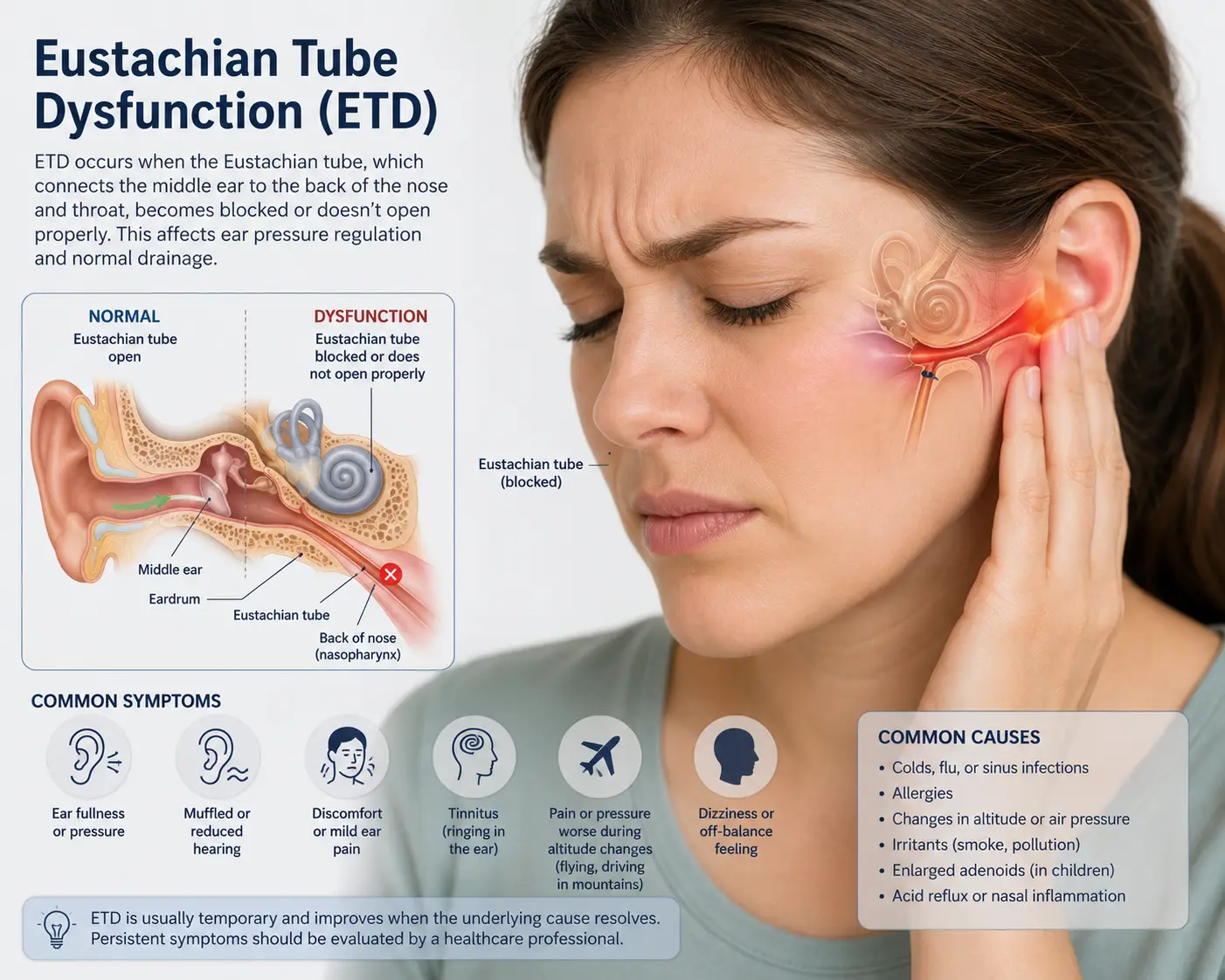 Eustachian Tube Dysfunction in Sarasota, Florida: How Upper Cervical Chiropractic Care Addresses the Root Cause of Ear Fullness, Popping, and Pressure That Won't Go Away