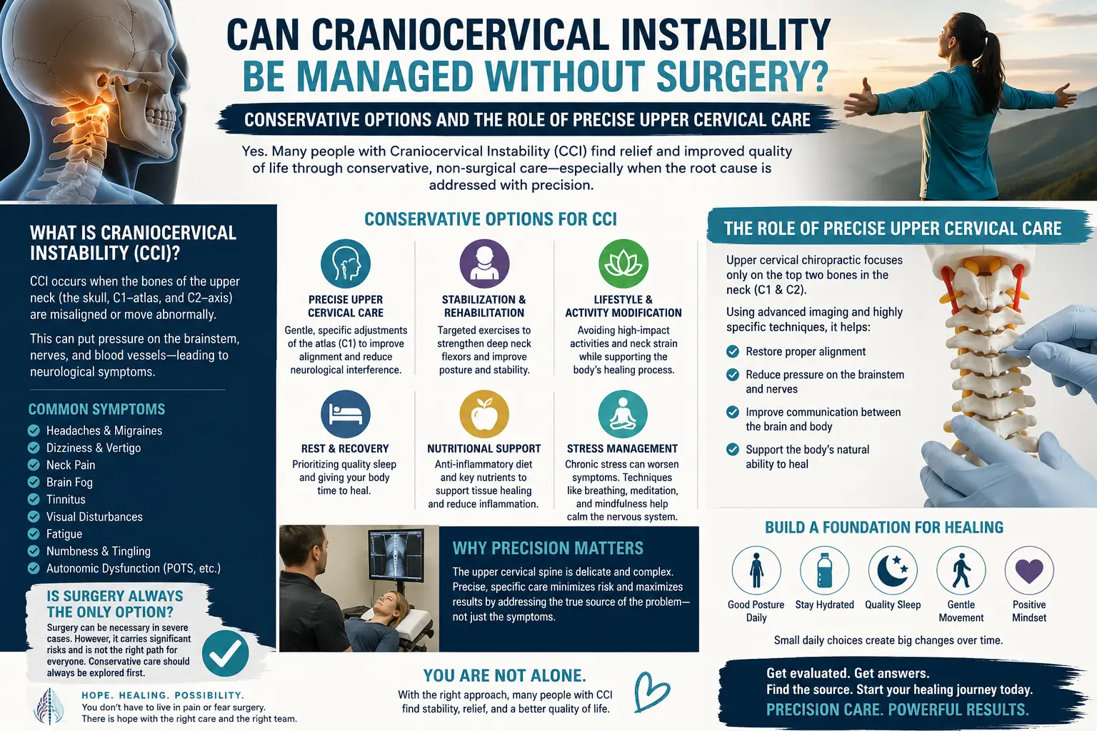 conservative care options for craniocervical instability