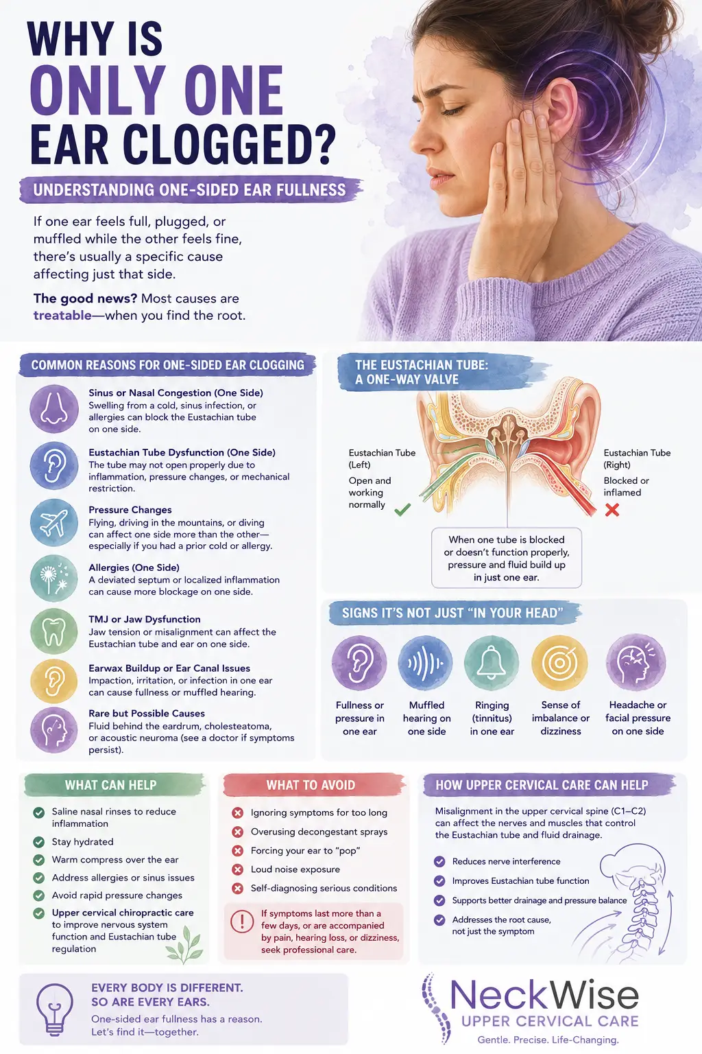 Why Is Only One Ear Clogged treatment and relief in Sarasota florida