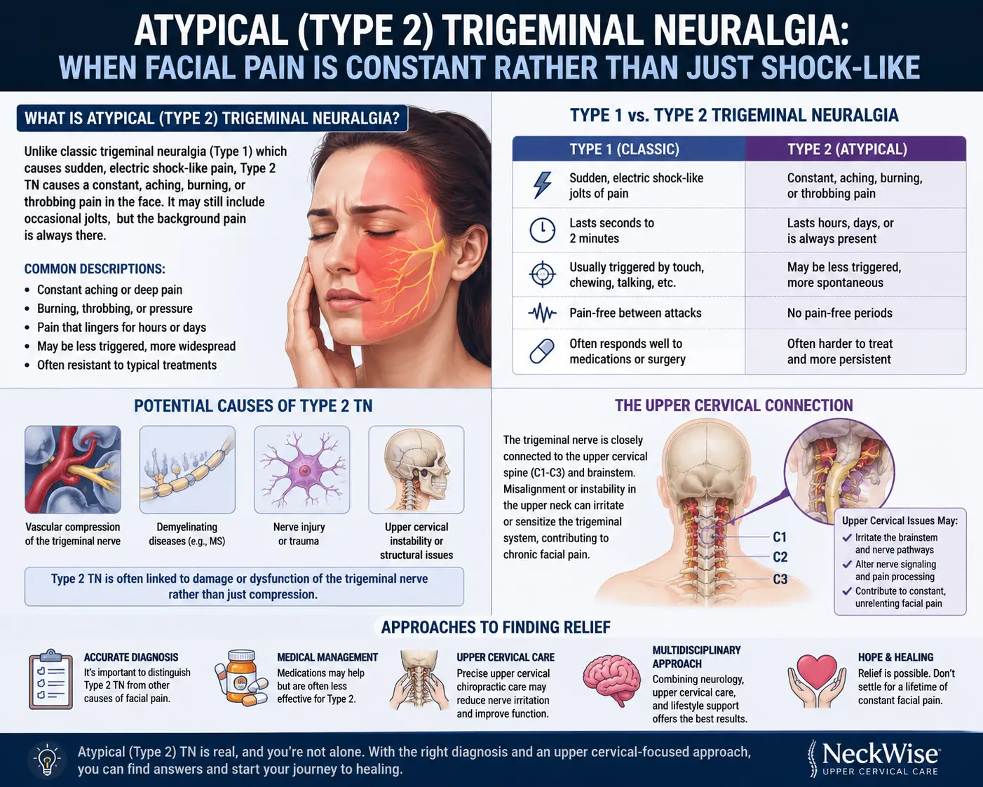 Atypical (Type 2) Trigeminal Neuralgia Treatment