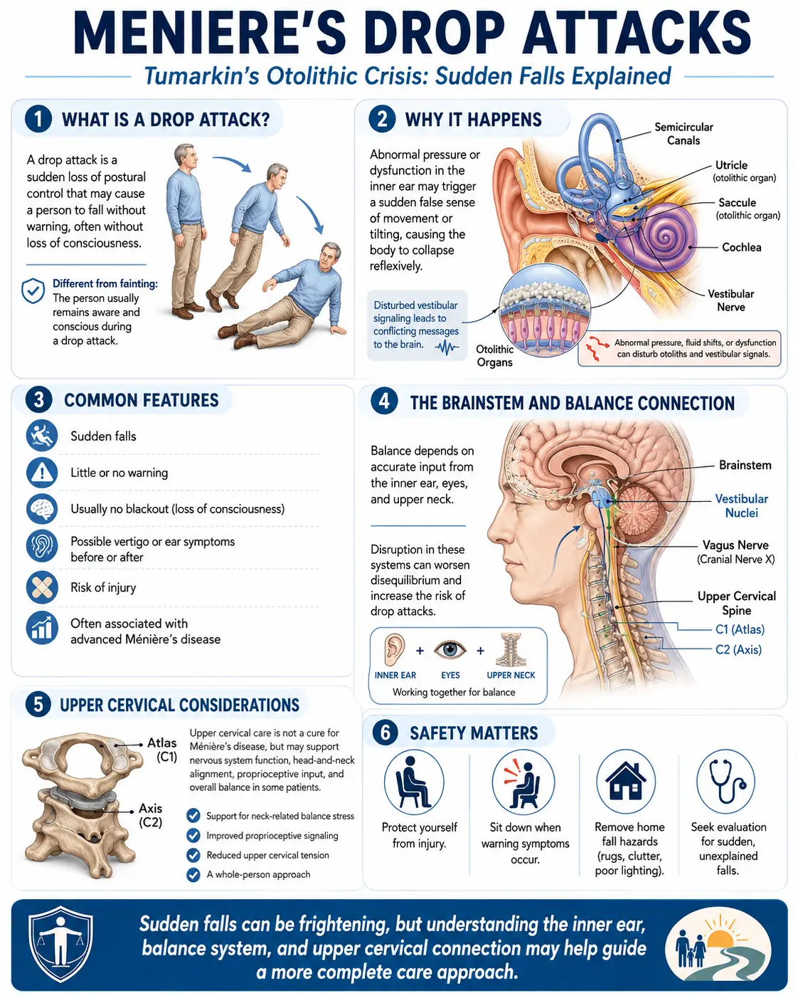 Meniere’s Drop Attacks (Tumarkin’s Otolithic Crisis): Sudden Falls Explained