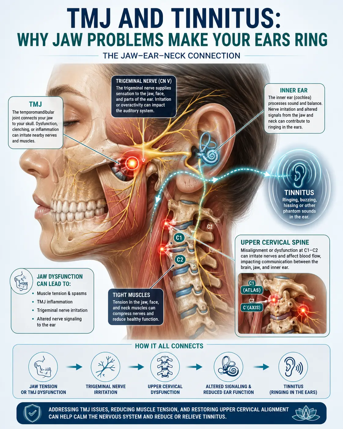 TMJ and Tinnitus: Why Jaw Problems Make Your Ears Ring