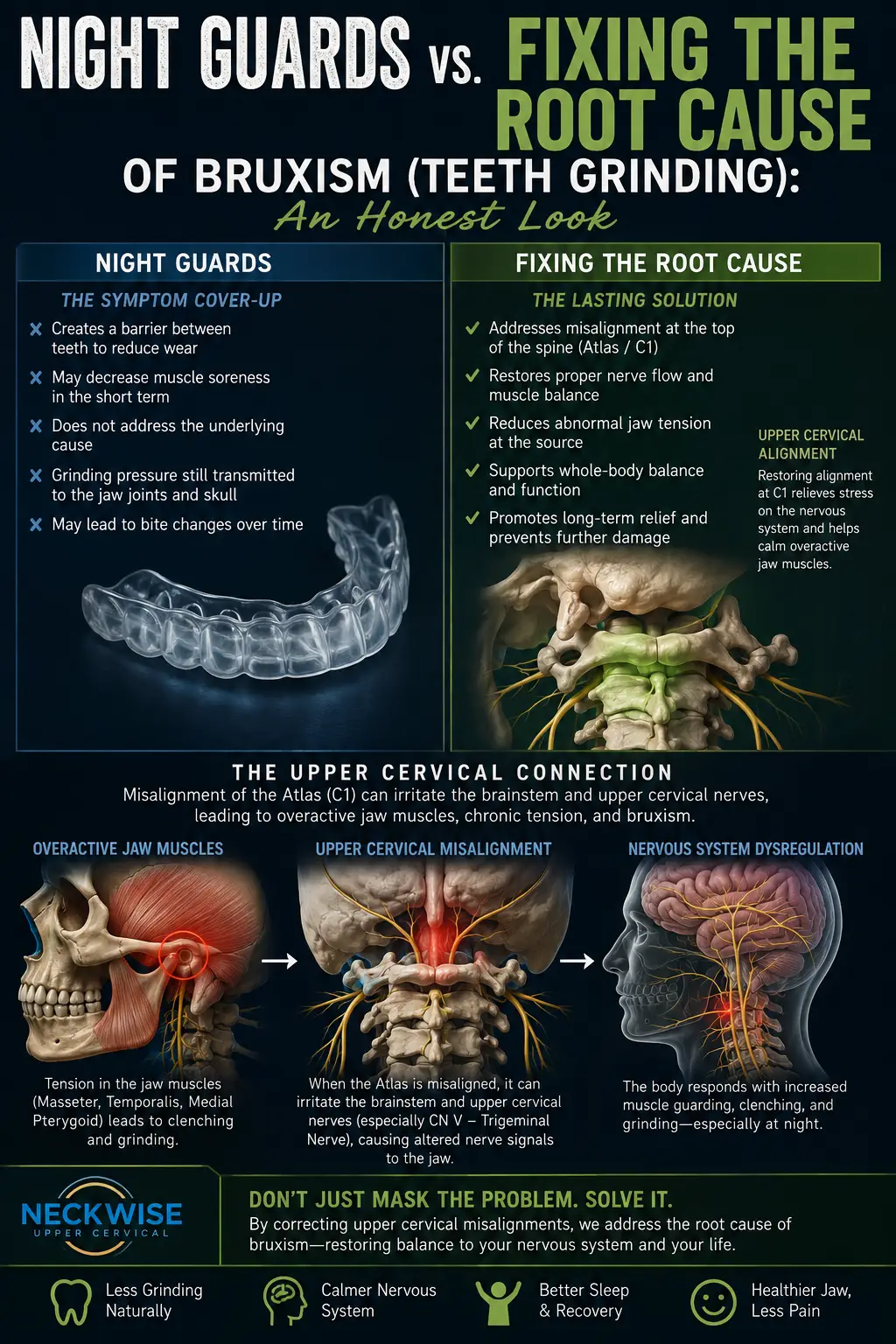 Night Guards vs. Fixing the Root Cause of Bruxism (Teeth Grinding): An Honest Look