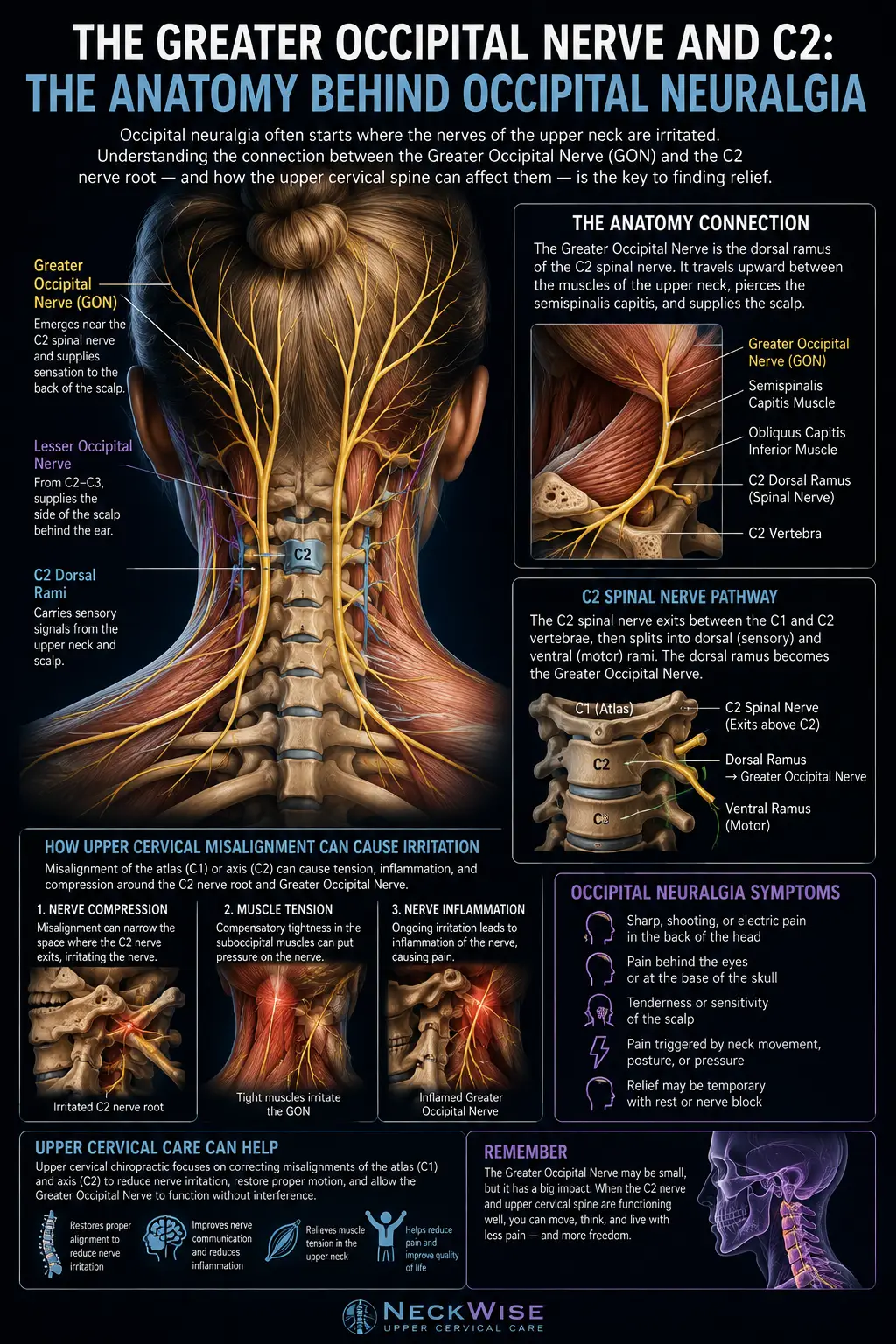 The Greater Occipital Nerve and C2: The Anatomy Behind Occipital Neuralgia