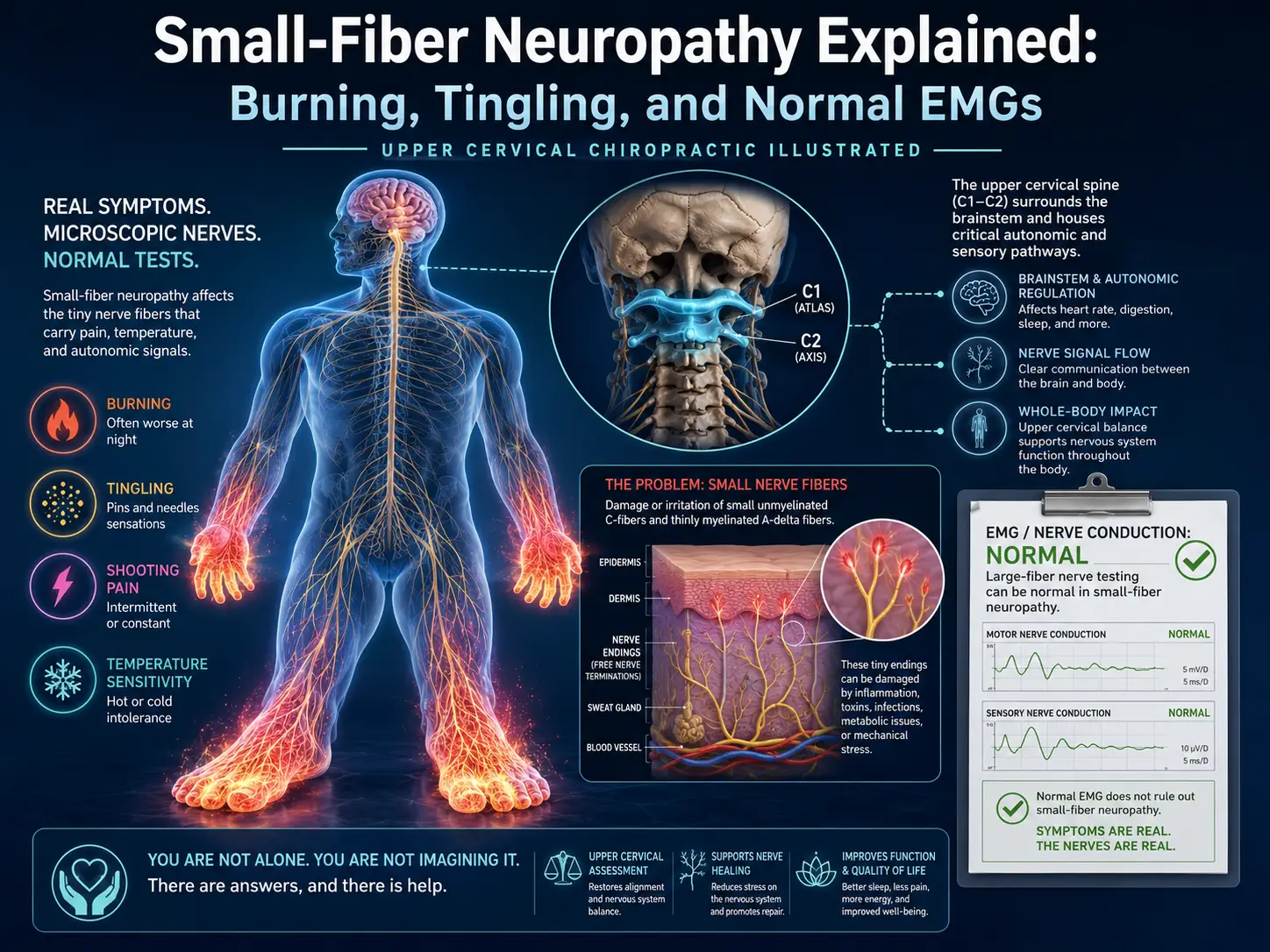 Small-Fiber Neuropathy Explained: Burning, Tingling, and Normal EMGs