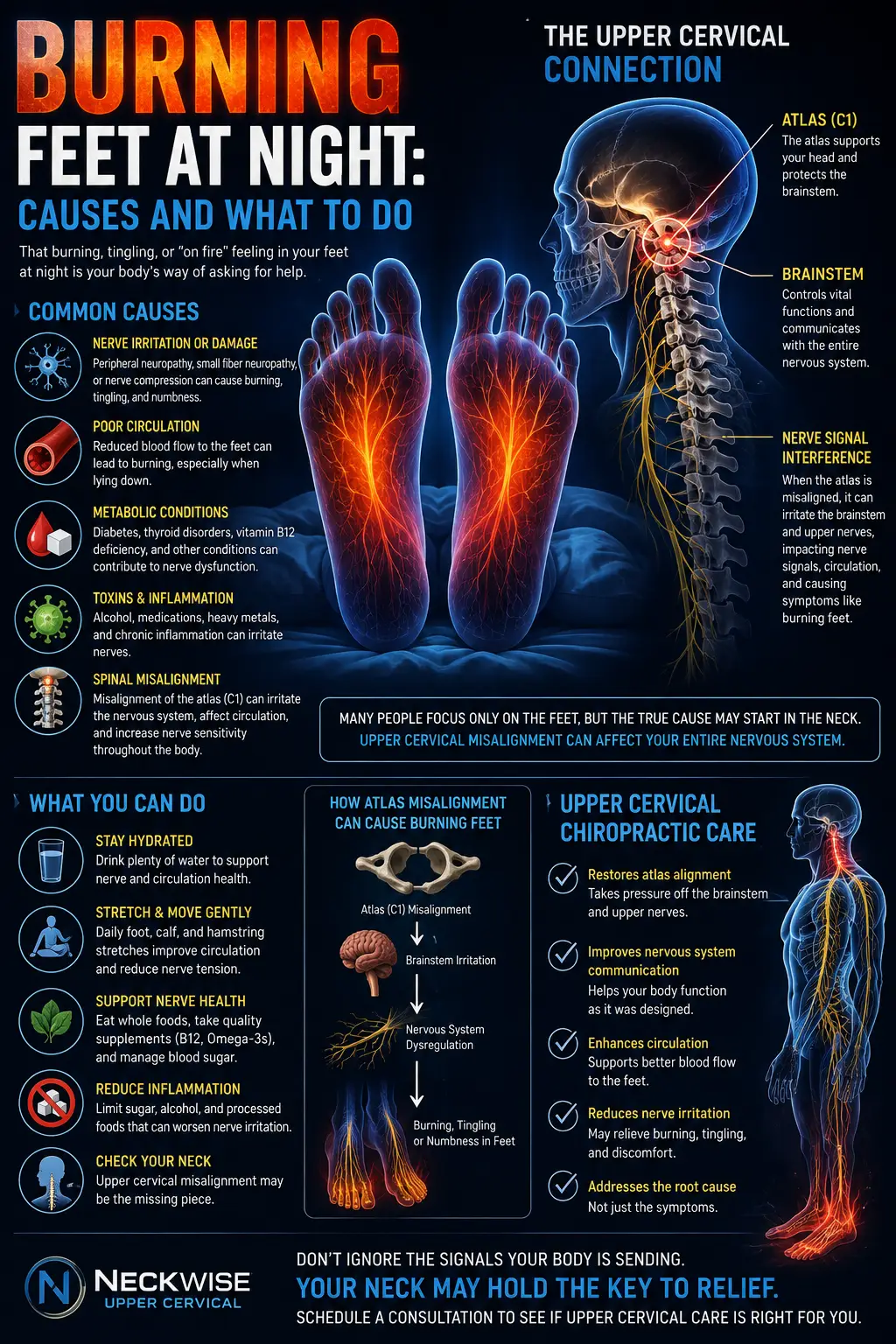 Burning Feet at Night: Causes and What to Do