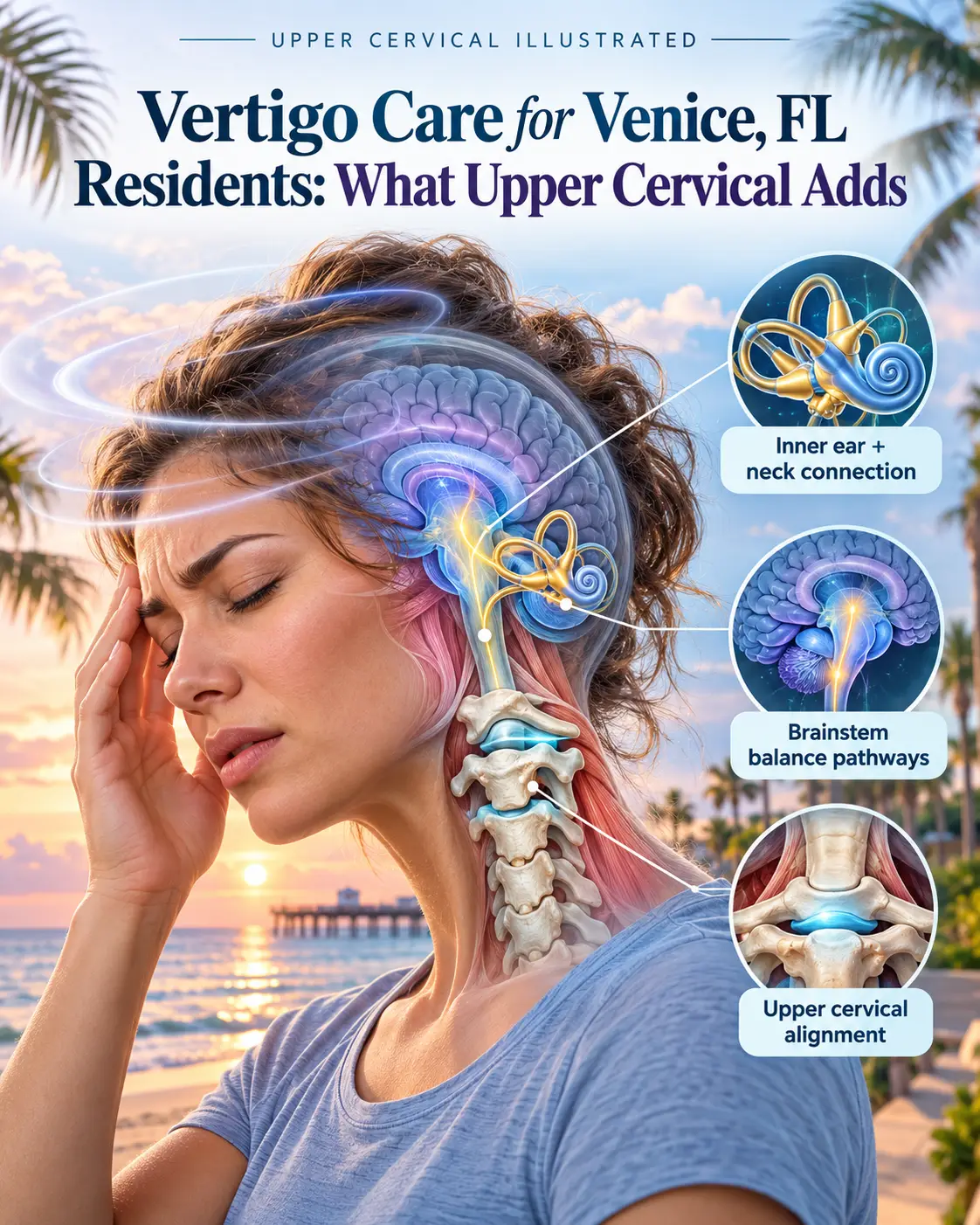 Vertigo Treatment Near Venice, FL: Your Options, and What Upper Cervical Adds